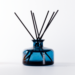 Bouteille en verre vide pour diffuseur d'arômes de luxe classique pour décoration d'intérieur