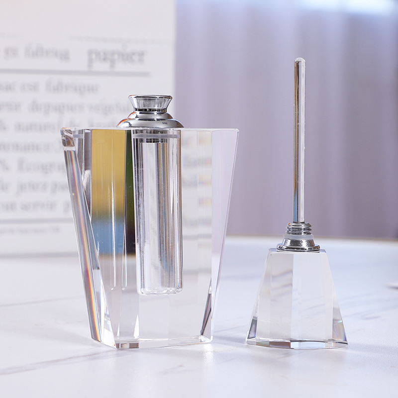 Botol Minyak Esensial Bening Berkualitas Tinggi 12ML, Botol Parfum Kaca Kristal, Pesanan Khusus