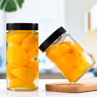 Botol Kaca Tabung 500ml 730ml Selai Saus Cabai Acar Kacang Toples Kaca