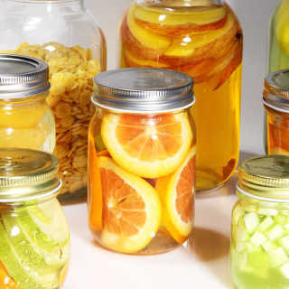 Pot Mason en verre épais scellé de 16 oz avec couvercle transparent pour confiture de salade légère