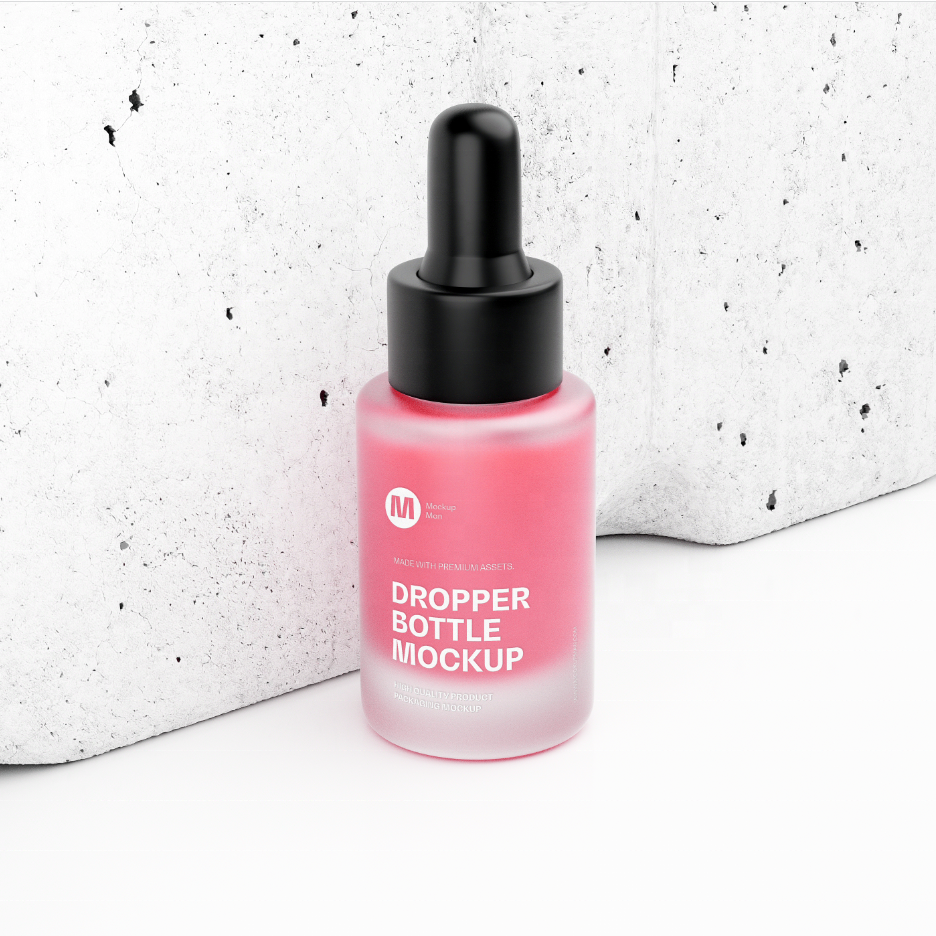 Flacon compte-gouttes en verre ambré personnalisé de 30 ml avec bouchon doré, forme ronde, emballage d'huile essentielle de sérum, capacité de 3 ml, utilisation de diffuseur