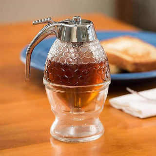 Empty Acrylic Cute Gifts Honey Food Guest Crystal Jar Bottle