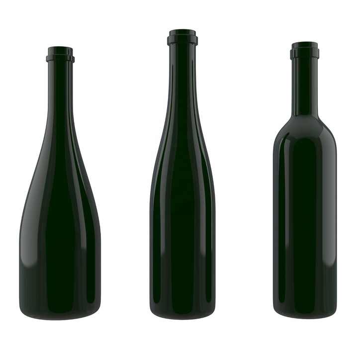 500ml 750ml 1000ml Weinflasche Farbige Weinflasche