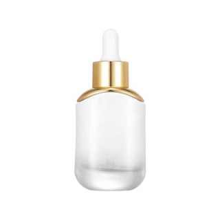 30ml Wholesale Cosmetic Packaging Suppliers Essential Oil Glass Dropper Bottle with Silver Shoulder