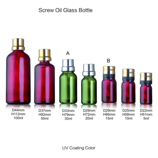 Botella de aceite esencial de vidrio de 10 ml con forma redonda Winpack y tapa a prueba de niños