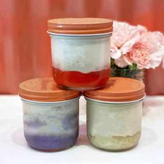 Food Honey Sauce Empty Clear 300ml Glass Mason Jar with Screw Lid