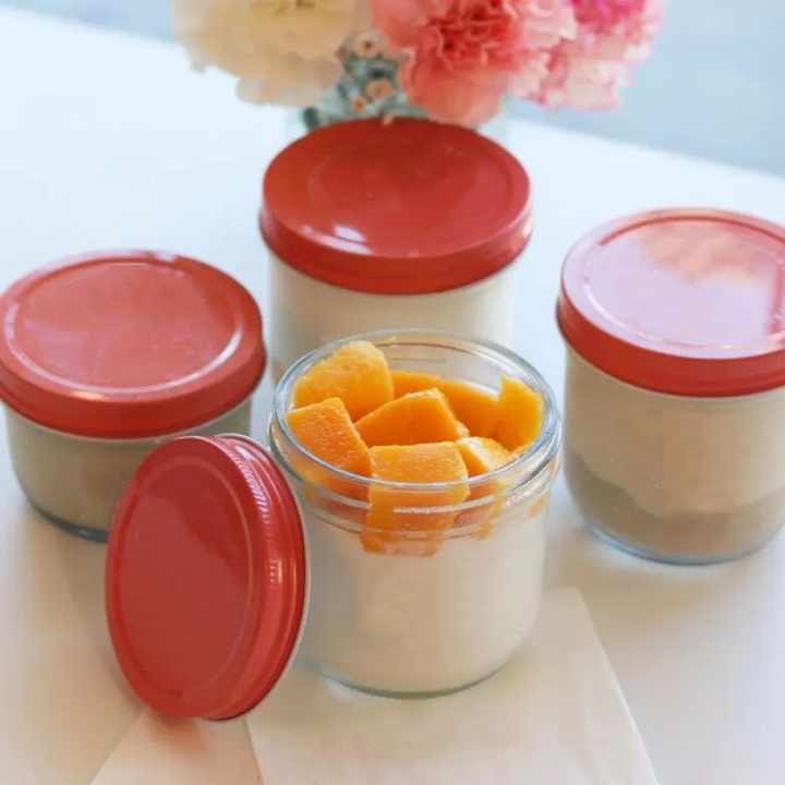 Stoples Kaca Mason Kosong Bening 300ml dengan Tutup Ulir untuk Saus Madu Makanan