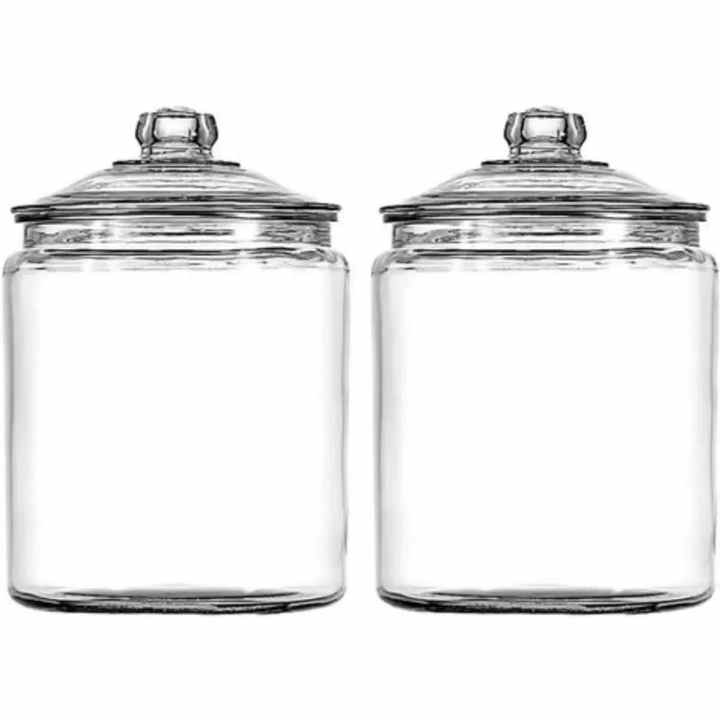 Glass Jar With Lids