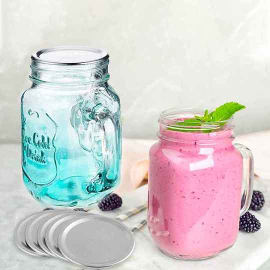 Tazza regalo pubblicitaria multicolore in rilievo, bottiglia d'acqua in vetro trasparente