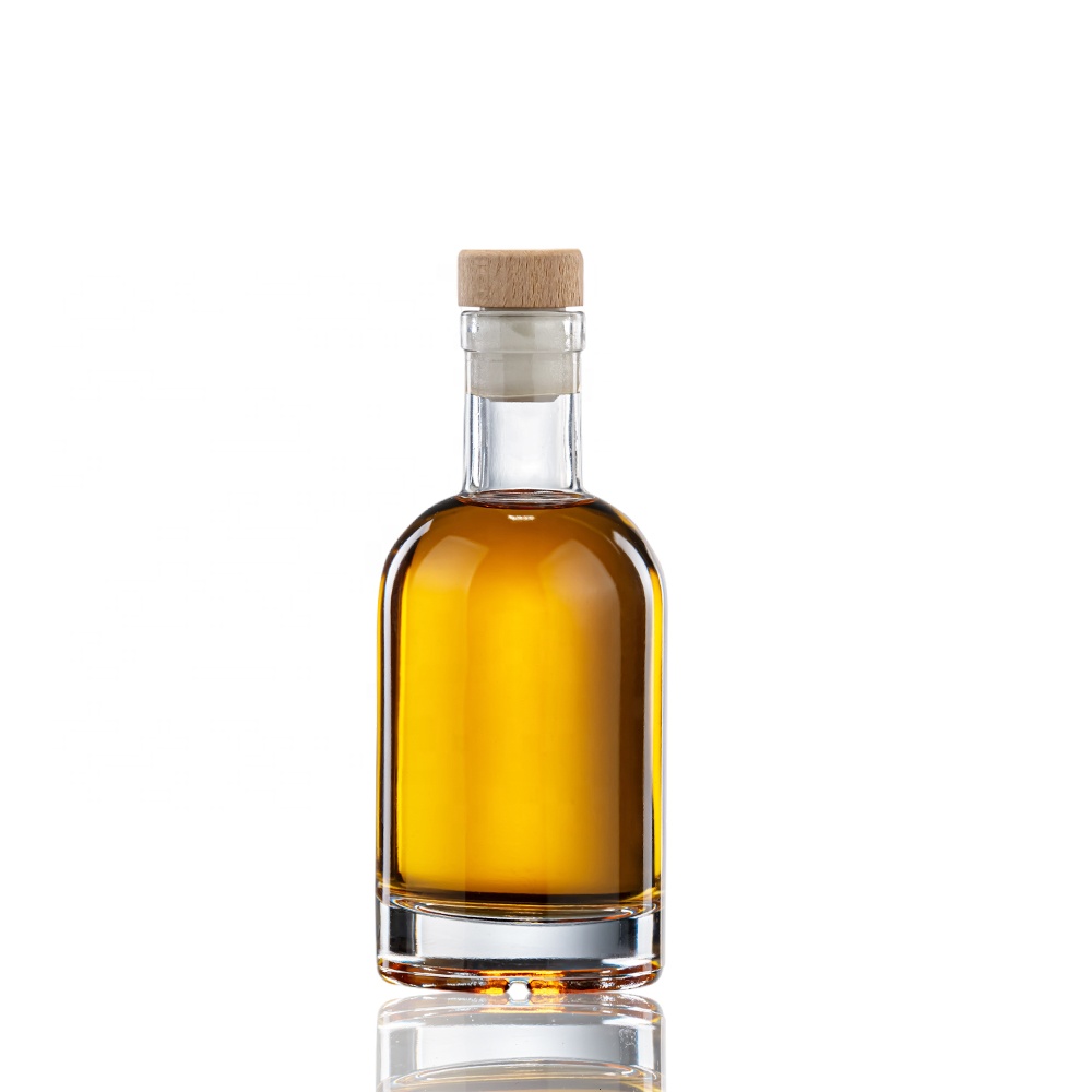 Botol Kaca Bening 500ml 700ml 750ml untuk Minuman Beralkohol Vodka Gin Rum Minuman Keras Wiski