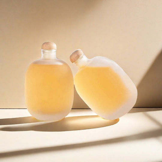 Vendita all'ingrosso di vodka rotonda cilindrica da 250 ml e 500 ml in magazzino