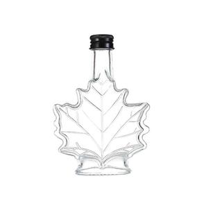 Botol Minuman Kaca Bentuk Daun Maple 50ml 100ml Botol Anggur Kaca