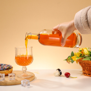 Tequila Liquor Alcohol Spirits Buy Vodka 500ml Glass Screw Top Bottle