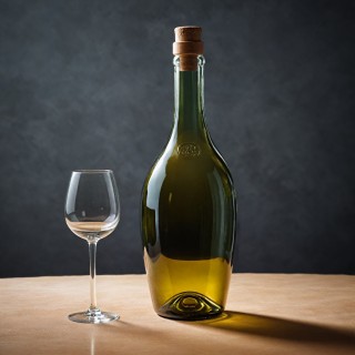 Luxury 500ml 750ml Wine & Alcohol Dark Green Glass Bottles