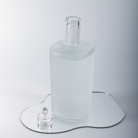 Bicchiere da vino rettangolare satinato all'ingrosso da 750 ml per cocktail