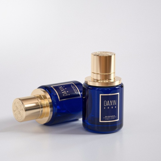 Kemasan Parfum Kaca Silinder Mewah 100ml dengan Kemasan Kotak