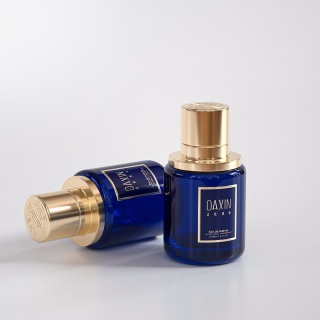Luxury Cylinder Fragrance Scent Packaging Glass Perfume Bottle 100ml with Box Packaging
