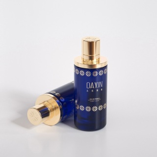 Kemasan Parfum Kaca Silinder Mewah 100ml dengan Kemasan Kotak