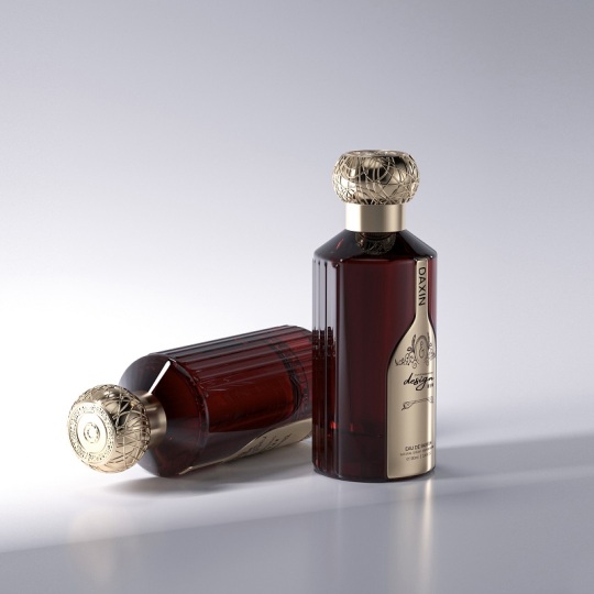 Botol Parfum Kaca Silinder Bulat 100ml dengan Kemasan Kotak