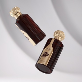 Botol Parfum Kaca Silinder Bulat 100ml dengan Kemasan Kotak