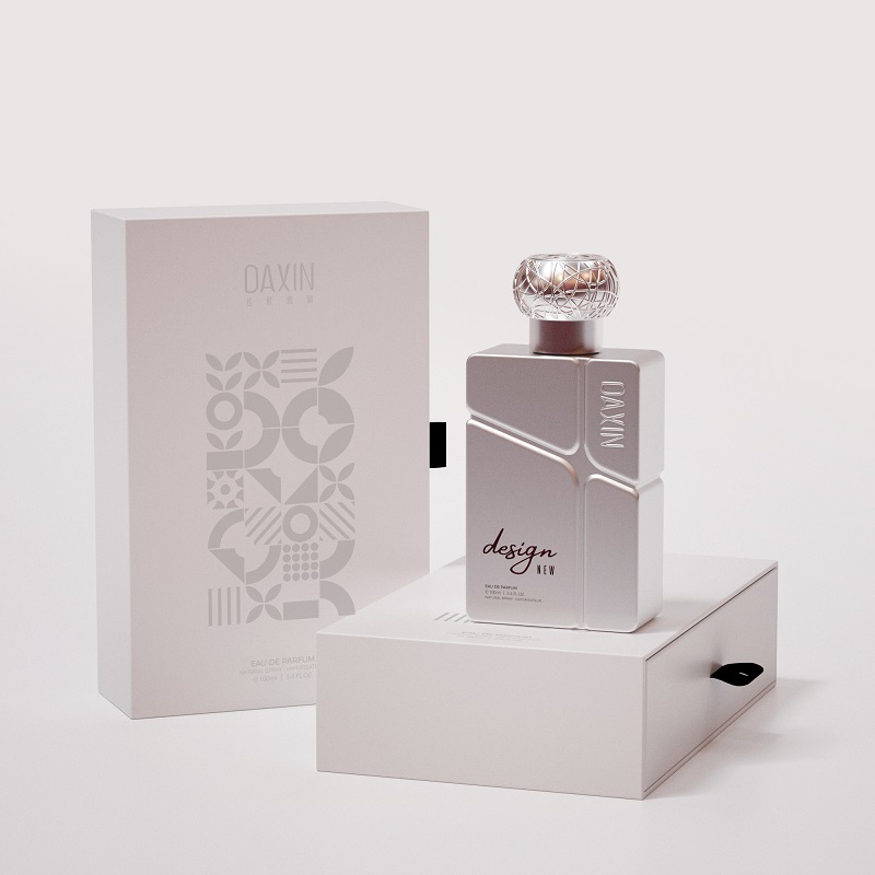 Botol Parfum Kaca Persegi Panjang 3,4oz (100ml) dengan Kemasan Kotak