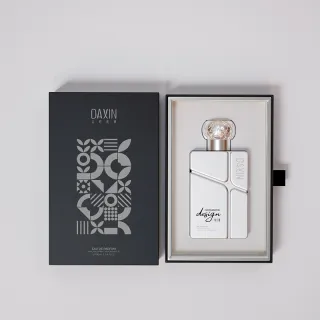 زجاجة عطر مستطيلة زجاجية سعة 100 مل، سعة 3.4 أونصة، مع عبوة صندوقية