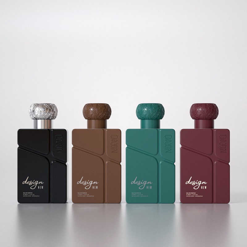 Botol Parfum Kaca Persegi Panjang 3,4oz (100ml) dengan Kemasan Kotak