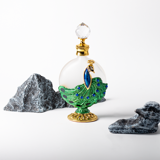 Flaconi contagocce per profumo in rame con bordi piatti da 15 ml e 30 ml