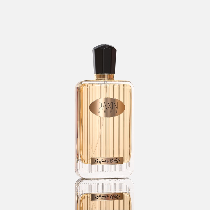 Clear Black White Perfume Design Glass Bottle Clear Black White Perfume Design Glass Bottle