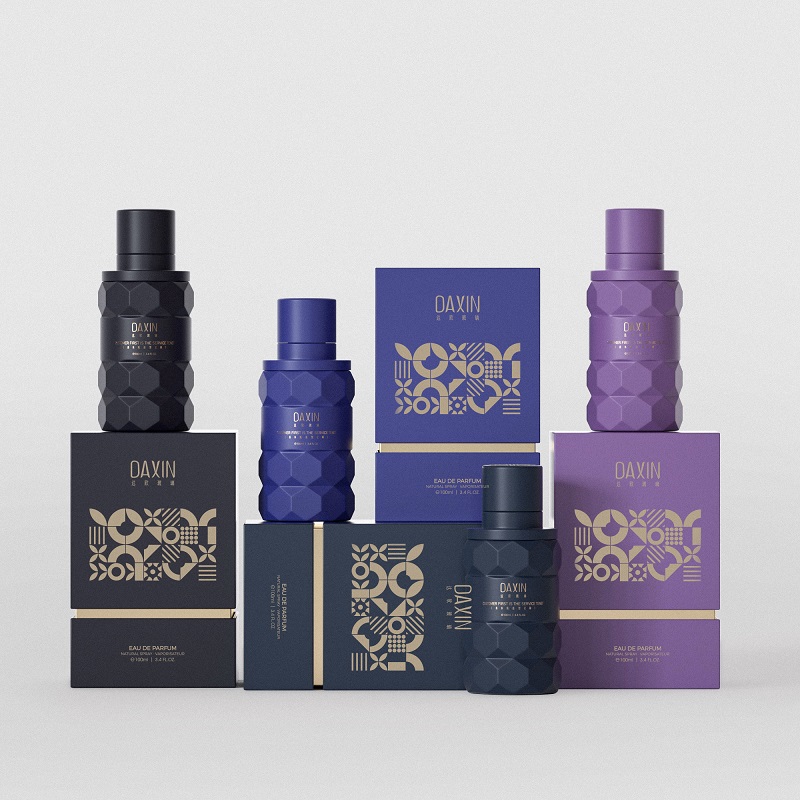 새로운 독특한 향수병 30ml 50ml 100ml 디자인 유리병 상자 포장