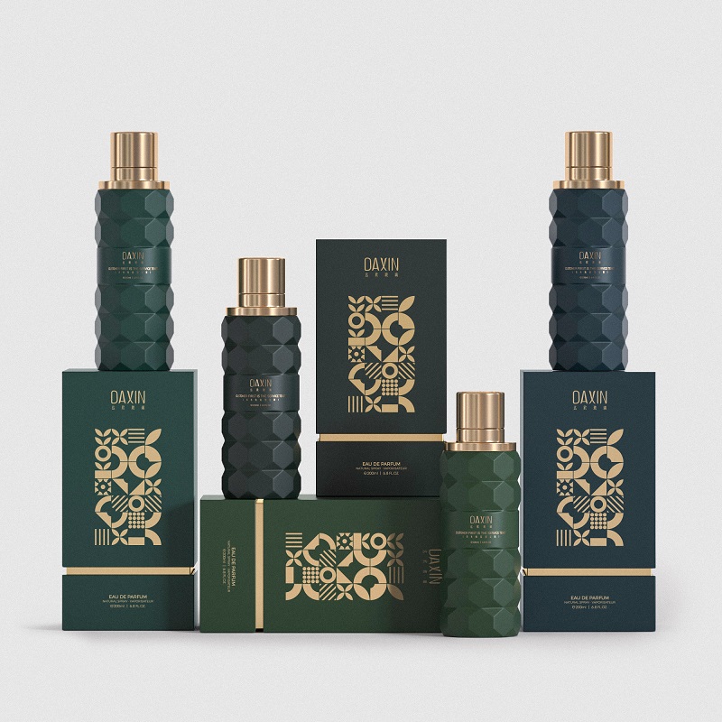 새로운 독특한 향수병 30ml 50ml 100ml 디자인 유리병 상자 포장