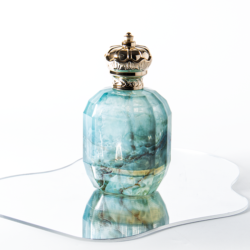 Botol Parfum Sublimasi Desain Antik 30ml dengan Tutup Bulat Kecil