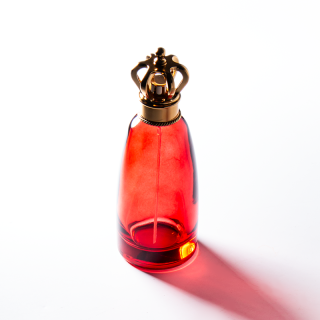 Botol Parfum Crimp Mudah Tekan 30ml Botol Parfum Wanita Merah 50ml 100ml