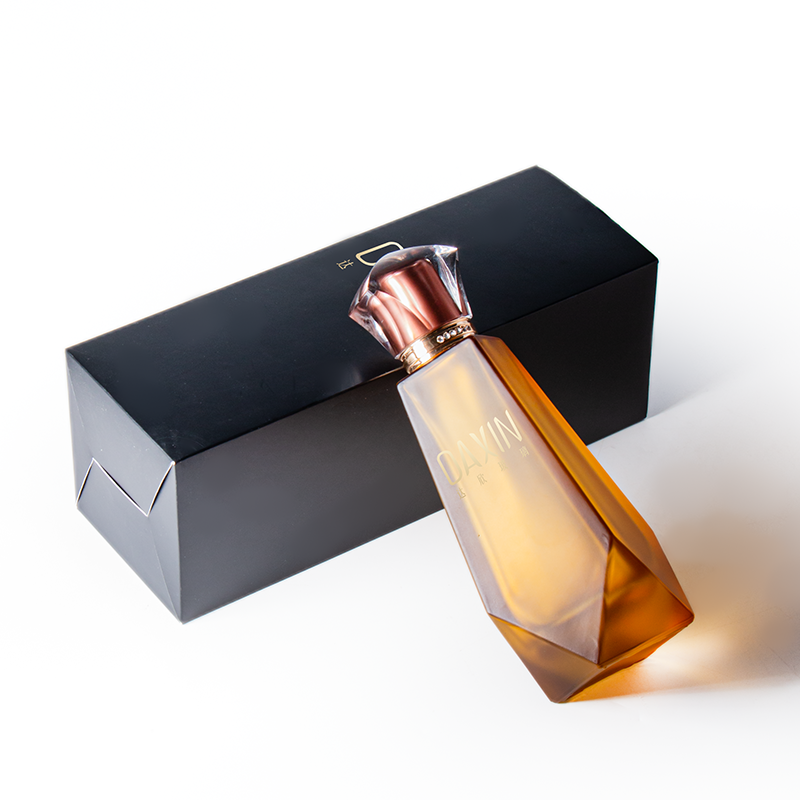 Frasco decantador de perfume ámbar de diseñador al por mayor de 30 ml y 100 ml para perfumes de hombre.