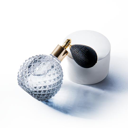 Ricarica Premium Vintage da 100 ml, flacone spray trasparente per profumo, stile airbag retrò