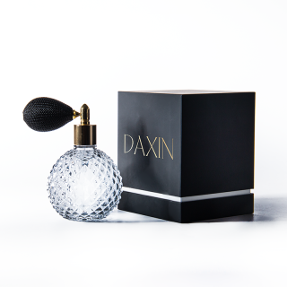 Botol Parfum Transparan Isi Ulang Vintage Premium 100ml Botol Semprot Airbag Retro