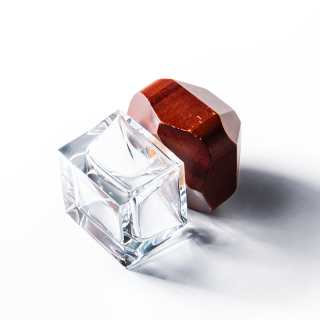 Botol Semprot Parfum Perjalanan Persegi 50ml 100ml 30ml dengan Tutup Kayu dan Kotak