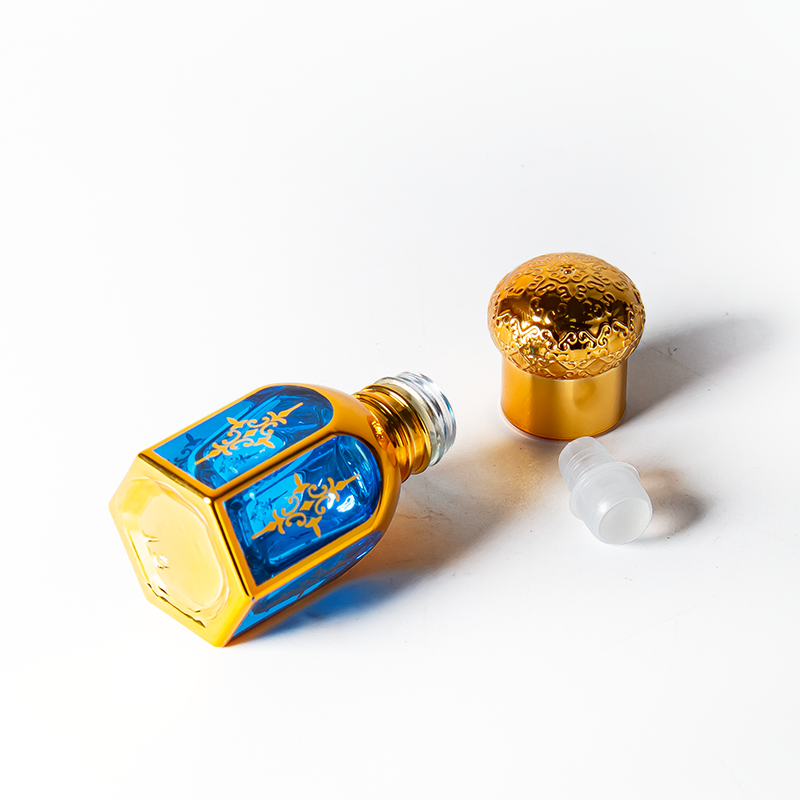 Custom Essential Oil Attar Bottle Glass Ball 6ml 3ml Roller Bottles for Perfume Oils