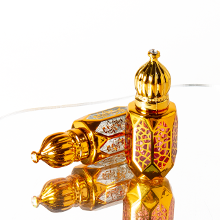 Botol Bola Portabel Kapasitas Kecil Mewah 3ml 6ml Bermutu Tinggi 12ml Botol Kaca Vintage untuk Attar