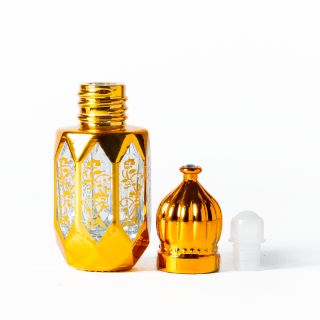 Botol Bola Portabel Kapasitas Kecil Mewah 3ml 6ml Bermutu Tinggi 12ml Botol Kaca Vintage untuk Attar