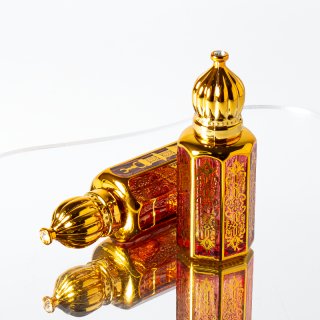 Botol Rol Kaca Attar Warna-warni Mewah Dubai Roll on Gold 3ML 6ML 12ML