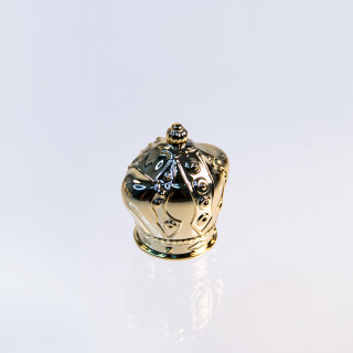 Luxury Gold Silver Crown Perfume Bottle Caps Parfum Lid FEA 15mm Perfume Lids