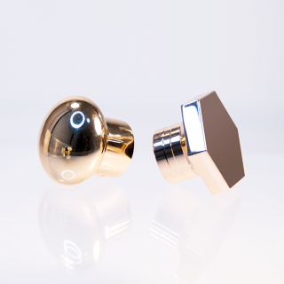 Luxury Custom 15mm Zamac Magnetic Round Perfume Bottle Cap Customizable Lids Bottle Closures