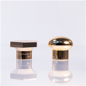 Luxury Custom 15mm Zamac Magnetic Round Perfume Bottle Cap Customizable Lids Bottle Closures