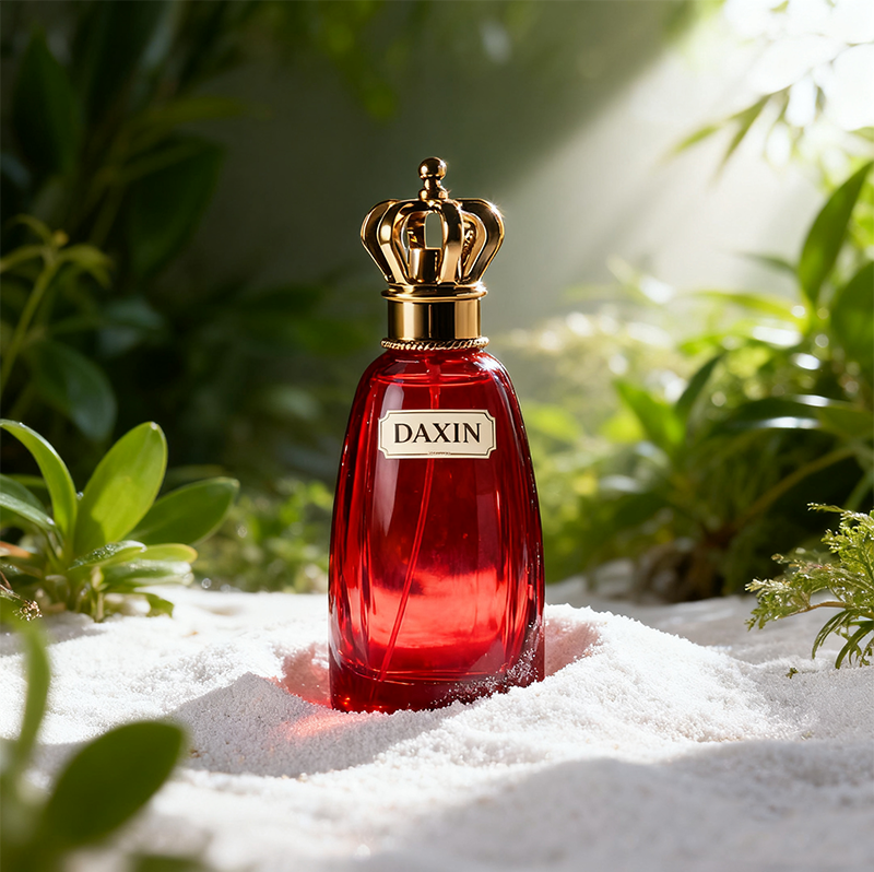 Easy Crimp Perfume Bottle Press 30ml Red Women Perfume Bottle 50ml 100ml