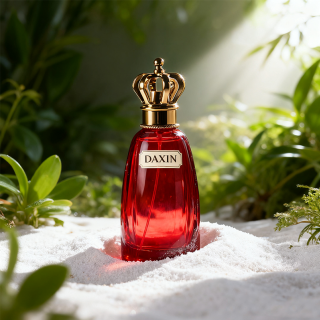 Botol Parfum Crimp Mudah Tekan 30ml Botol Parfum Wanita Merah 50ml 100ml