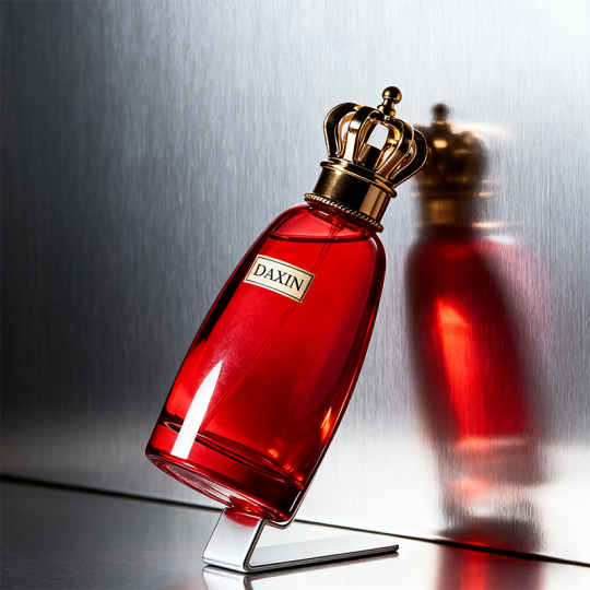 Flacone di profumo Easy Crimp Press 30ml Flacone di profumo rosso da donna 50ml 100ml