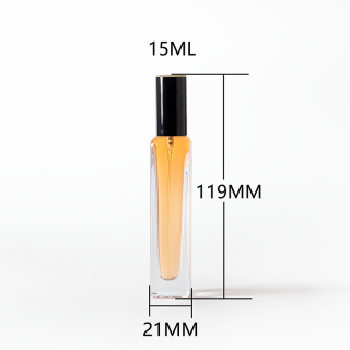 Botol Sampel Mini 15ml Botol Parfum Leher Sekrup Dispenser Portabel Botol Parfum Saku