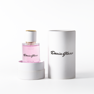 Botol Parfum Semprot Kaca Tebal 25ml, 30ml, 50ml, 100ml dengan Tutup dan Kotak Hitam Putih