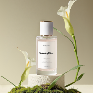 Botol Parfum Semprot Kaca Tebal 25ml, 30ml, 50ml, 100ml dengan Tutup dan Kotak Hitam Putih